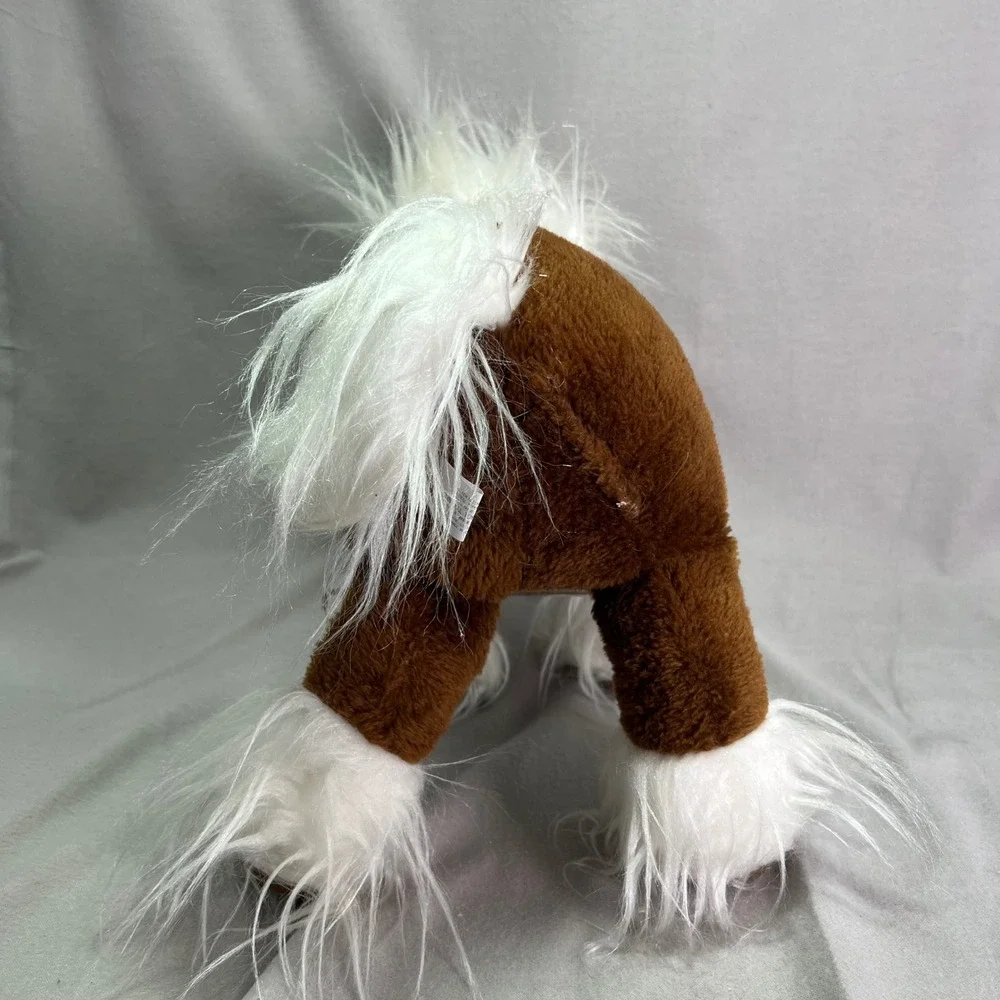 Brooklyn Doll Toy Novelty Company Horse Brown Clydesdale Plush Vintage 1991 18